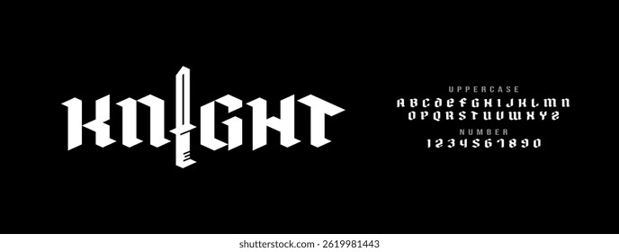 Modern Bold and Solid Alphabet Font. Minimalism fashion typography. Creative urban sport fashion futuristic font. Editable Vector Illustration.	
