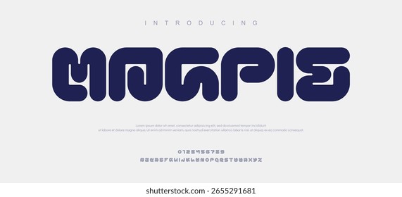 letra do alfabeto do logotipo do estilo negrito moderno. Elegante clássico árabe. Tipografia árabe sans serif fontes e logotipos decorativo asiático design conceito. ilustração vetorial