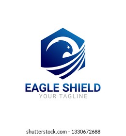 A modern, bold and timeless style of an eagle logo. Suitable for broad spectrum of brand, such as cybersecurity, national-related brand, esport, etc