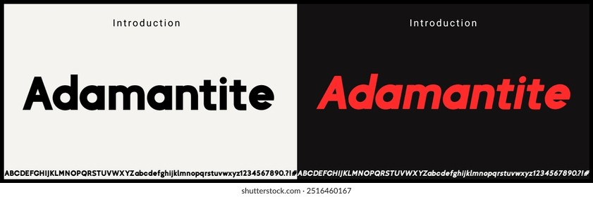 Modern Bold vector font. Typography urban style alphabet fonts for fashion, sport, technology, digital, movie, logo design, vector illustration