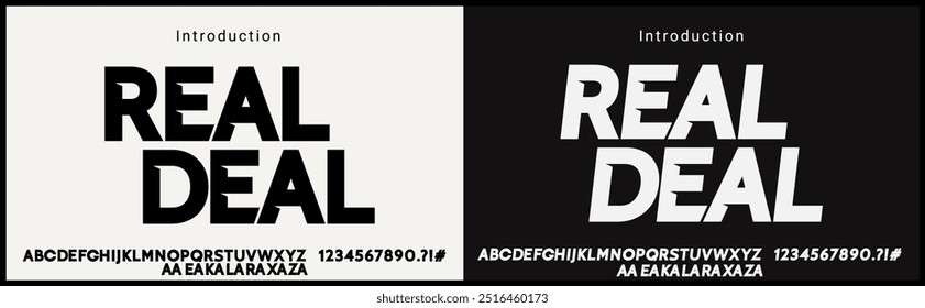 Modern Bold vector font. Typography urban style alphabet fonts for fashion, sport, technology, digital, movie, logo design, vector illustration