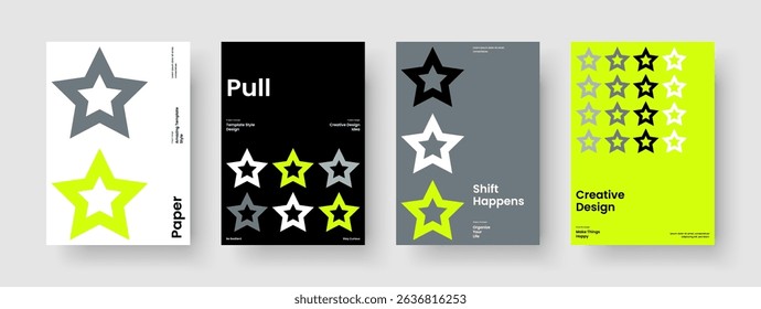 Modern Book Cover Design. Abstract Brochure Layout. Isolated Banner Template. Background. Business Presentation. Flyer. Poster. Report. Catalog. Portfolio. Advertising. Handbill. Journal. Notebook