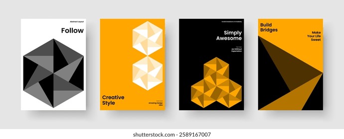 Modern Book Cover Design. Creative Background Layout. Geometric Brochure Template. Business Presentation. Flyer. Banner. Poster. Report. Advertising. Catalog. Leaflet. Newsletter. Portfolio