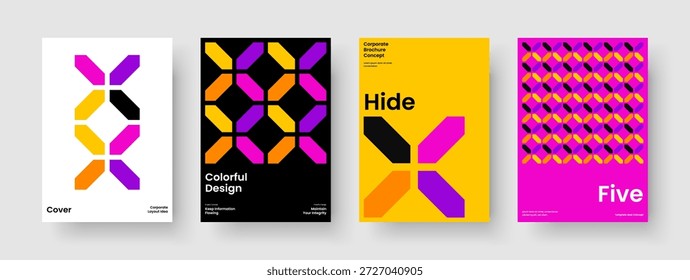Design moderno da capa do livro. Modelo de relatório criativo. Layout abstrato da apresentação comercial. Panfleto. Cartaz. Histórico. Brochura. Faixa. Identidade da marca. Conhecimento manual. Folheto informativo. Catálogo. Diário. Panfleto