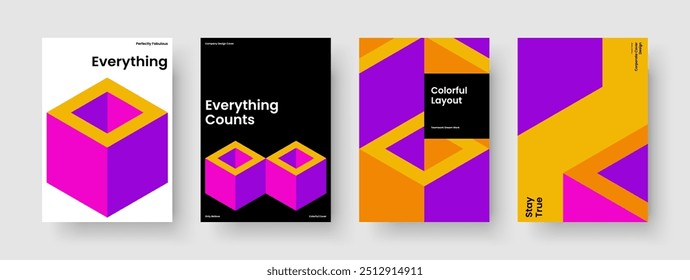 Modern Book Cover Design. Isolated Brochure Layout. Abstract Business Presentation Template. Flyer. Report. Background. Poster. Banner. Notebook. Pamphlet. Handbill. Portfolio. Journal. Newsletter