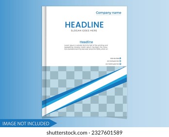 Modern book cover design template