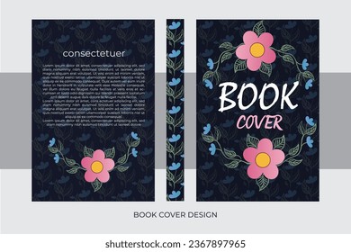 Modern Book Cover design Template.