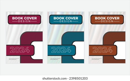 Plantilla moderna de diseño de portada de libros
