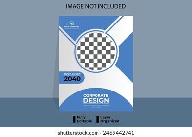 modern Book cover design, vector template, set for business and construction. Good for annual report, Brochure design, portfolio, background A4 size book cover template and vector, fully editable
