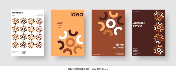 Modern Book Cover Layout. Abstract Banner Template. Isolated Background Design. Poster. Report. Brochure. Business Presentation. Flyer. Handbill. Advertising. Magazine. Leaflet. Brand Identity