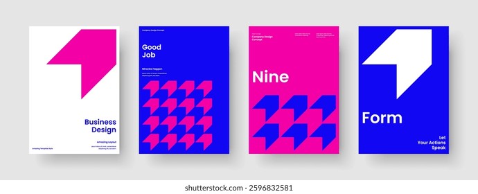 Modern Book Cover Layout. Abstract Business Presentation Design. Geometric Banner Template. Poster. Background. Flyer. Report. Brochure. Pamphlet. Advertising. Portfolio. Catalog. Brand Identity