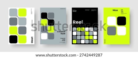 Modern Book Cover Layout. Abstract Poster Template. Isolated Business Presentation Design. Banner. Background. Brochure. Report. Flyer. Portfolio. Pamphlet. Advertising. Catalog. Brand Identity