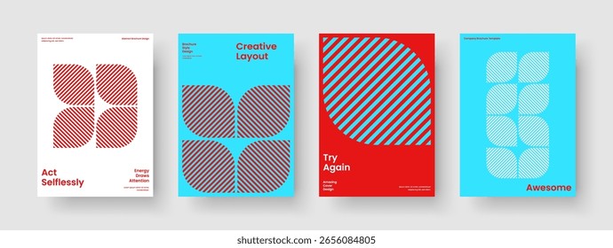 Diseño de portada de libro moderno. Plantilla de volante creativo. Diseño de folletos aislados. Informe. Antecedentes. Presentación de Negocios. Anuncio. Cartel. Cuaderno. Folleto. Publicidad. Identidad de marca. Catálogo