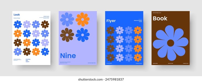 Modern Book Cover Layout. Geometric Flyer Template. Abstract Brochure Design. Banner. Background. Business Presentation. Report. Poster. Journal. Handbill. Portfolio. Magazine. Catalog. Pamphlet