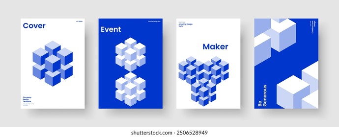 Modernes Buchcover-Layout. Geometrisches Flyer-Design. Abstrakte Hintergrundvorlage. Poster. Banner. Geschäftspräsentation. Broschüre. Bericht. Erfassung Handzettel Markenidentität. Broschüre. Portfolio