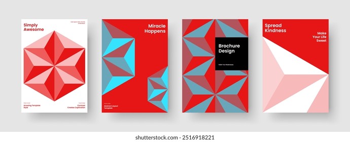 Modern Book Cover Layout. Geometric Brochure Template. Isolated Business Presentation Design. Poster. Flyer. Report. Background. Banner. Portfolio. Catalog. Handbill. Leaflet. Newsletter. Pamphlet