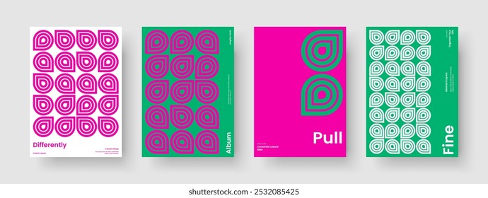 Modern Book Cover Layout. Geometric Background Design. Isolated Poster Template. Flyer. Brochure. Report. Business Presentation. Banner. Journal. Pamphlet. Newsletter. Catalog. Portfolio. Magazine