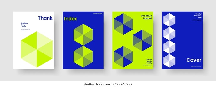 Modernes Buchcover-Layout. Vorlage für isolierte Flyer. Abstraktes Bannerdesign. Bericht. Geschäftspräsentation. Broschüre. Poster. Hintergrund. Werbung. Katalog. Merkblatt. Handzettel Notebook. Mappe