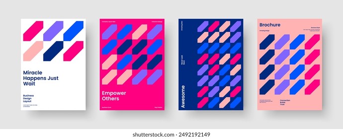 Modern Book Cover Layout. Isolated Business Presentation Design. Abstract Flyer Template. Banner. Background. Report. Brochure. Poster. Brand Identity. Advertising. Newsletter. Journal. Magazine