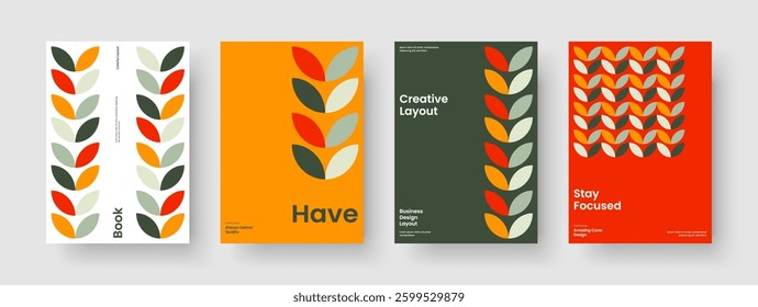 Modern Book Cover Layout. Isolated Background Template. Creative Brochure Design. Banner. Report. Business Presentation. Flyer. Poster. Advertising. Handbill. Catalog. Leaflet. Portfolio