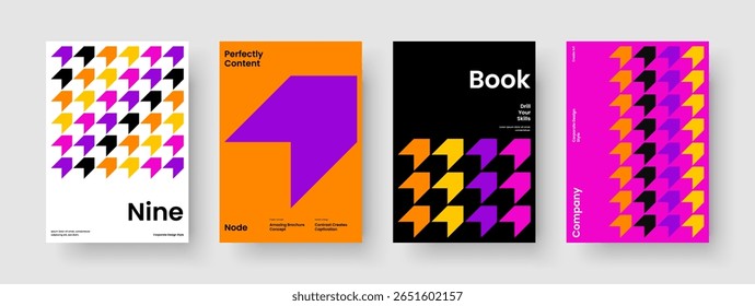 Modern Book Cover Layout. Isolated Background Design. Geometric Banner Template. Poster. Business Presentation. Flyer. Report. Brochure. Pamphlet. Magazine. Catalog. Newsletter. Journal. Portfolio