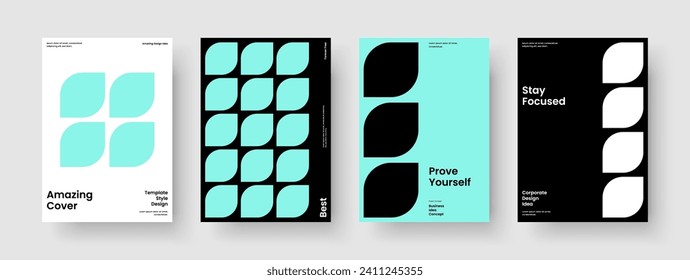 Modern Book Cover Template. Creative Flyer Layout. Isolated Business Presentation Design. Poster. Background. Banner. Report. Brochure. Catalog. Newsletter. Journal. Portfolio. Brand Identity