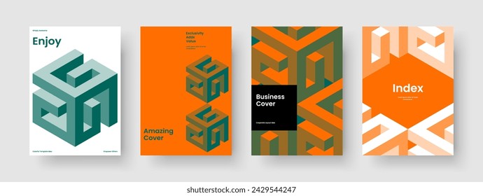 Plantilla de portada de libro moderno. Diseño de informe creativo. Diseño de banner geométrico. Presentación empresarial. Folleto. Antecedentes. Volante. Cartel. Cartera. Cuaderno. Catálogo. Identidad de marca. Folleto