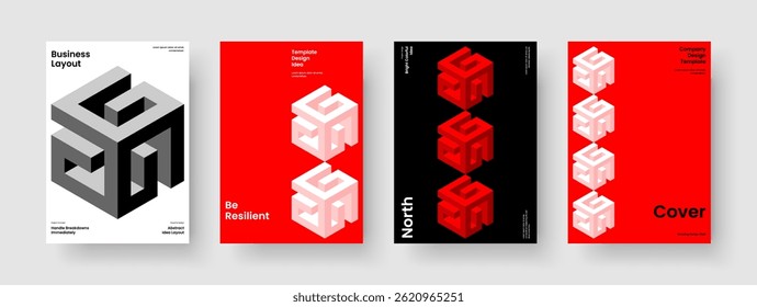 Modelo moderno de capa de livro. Layout de apresentação empresarial criativa. Design de folheto isolado. Histórico. Cartaz. Panfleto. Relatório. Faixa. Catálogo. Folheto informativo. Carteira. Diário. Boletim informativo. Publicidade