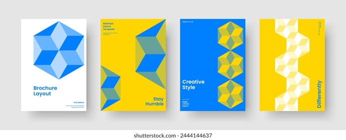 Modern Book Cover Template. Geometric Brochure Design. Creative Business Presentation Layout. Flyer. Banner. Report. Poster. Background. Brand Identity. Advertising. Journal. Portfolio. Newsletter