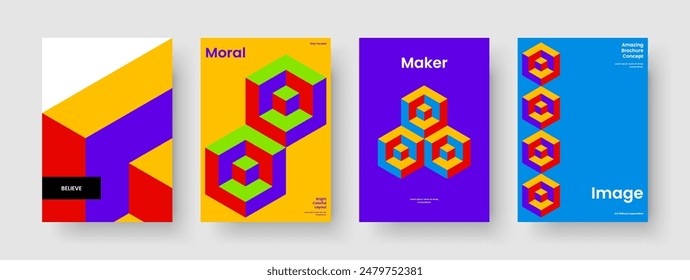 Modern Book Cover Template. Geometric Business Presentation Layout. Isolated Background Design. Flyer. Banner. Poster. Brochure. Report. Leaflet. Handbill. Notebook. Portfolio. Pamphlet. Journal