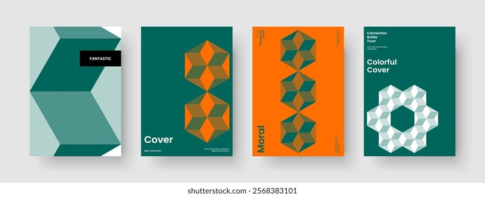 Modern Book Cover Template. Geometric Poster Design. Isolated Brochure Layout. Flyer. Report. Background. Banner. Business Presentation. Catalog. Advertising. Leaflet. Portfolio. Newsletter