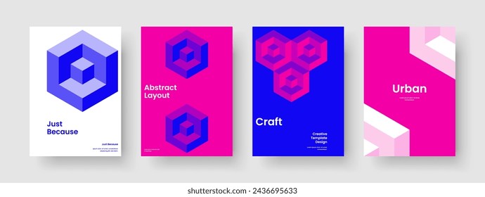 Modern Book Cover Template. Isolated Poster Design. Geometric Flyer Layout. Brochure. Business Presentation. Background. Banner. Report. Leaflet. Catalog. Portfolio. Pamphlet. Notebook. Handbill