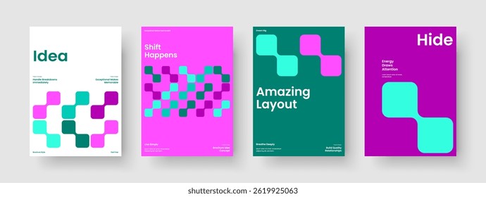 Modern Book Cover Template. Isolated Business Presentation Design. Geometric Banner Layout. Brochure. Poster. Background. Report. Flyer. Journal. Portfolio. Pamphlet. Handbill. Advertising
