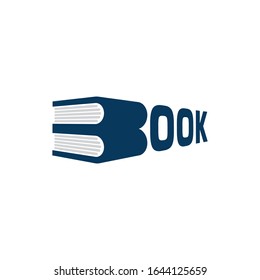 Diseño moderno de plantillas de logotipos de libro