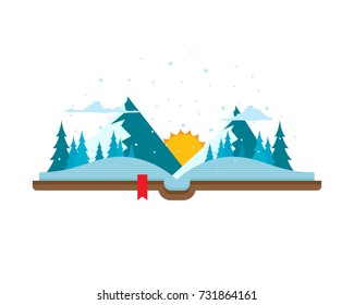 Modern Book Lover Logo - Adventure Book Publisher