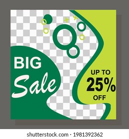 Folleto moderno súper mega gran Sale fondo transparente. Elementos de forma geométrica de diseño de anuncios creativos. Las mejores tiendas ofrecen descuentos de hasta un 25% de descuento. Ilustración vectorial. Ver la última oportunidad