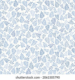 Modern botanical seamless vector pattern. Hand drawn floral illustration. Vintage wallpaper with branches and leaves. Template for cards, textile, stationery, package, and any surface design