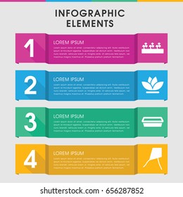 Modern botany infographic template. infographic design with botany icons includes pot for plants, flower. can be used for presentation, diagram, annual report, web design.
