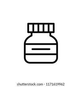 modern bottle icon