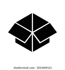 Ilustración vectorial de icono de caja moderna