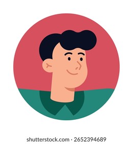 Modern Boy Character Avatar Design