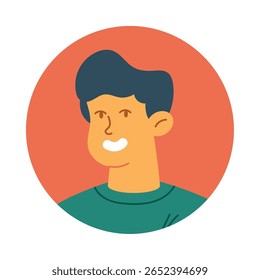 Modern Boy Character Avatar Design