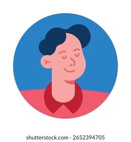 Modern Boy Character Avatar Design