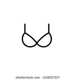 Modern bra icon