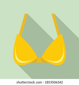 Icono de sujetador moderno. Ilustración plana del icono vectorial del sostén moderno para el diseño web