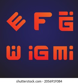 Modern branding logo design vector template 
