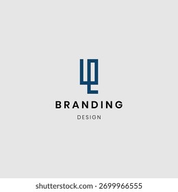 Modern branding logotype with vector