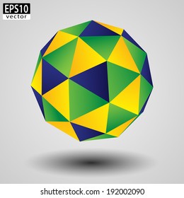 Modern Brazilian Soccer Ball