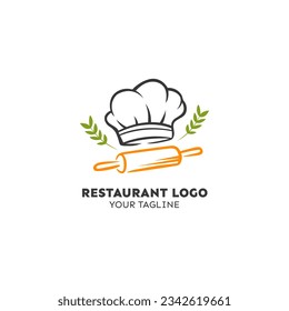 diseño moderno del logotipo del pan y la panadería