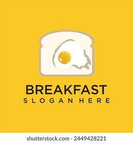 Moderne Frühstück Logo Design Vorlage